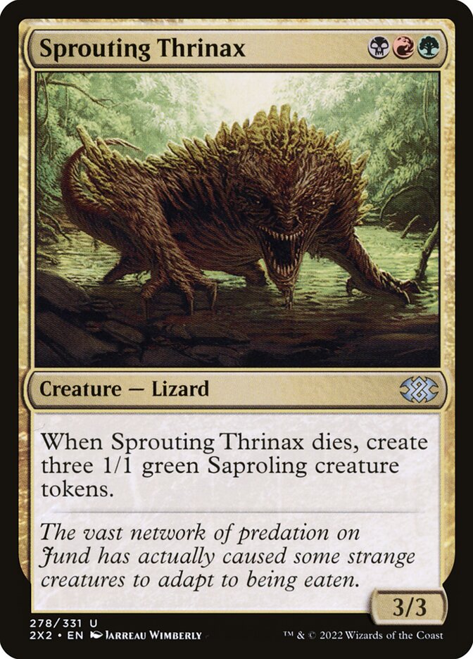 Sprouting Thrinax - Double Masters 2022 (Uncommon) [2X2-278]