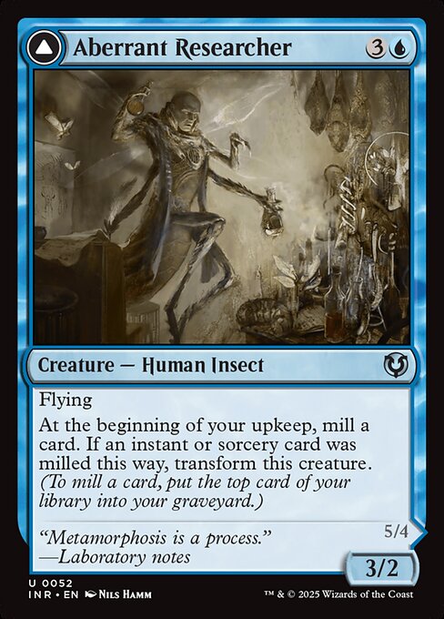 Aberrant Researcher // Perfected Form – Innistrad Remastered (INR-52) Magic: The Gathering card | LC-REM-20260804-15339500667212-41b0eddd-9364-4ca1-ac81-0175dd1387e8