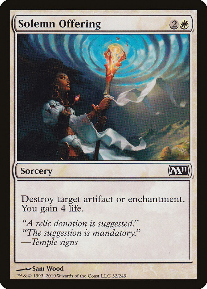Solemn Offering - Magic 2011 (Common) [M11-32]