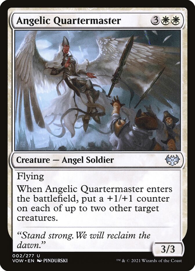 Angelic Quartermaster - Innistrad: Crimson Vow (Uncommon) [VOW-2] Main image
