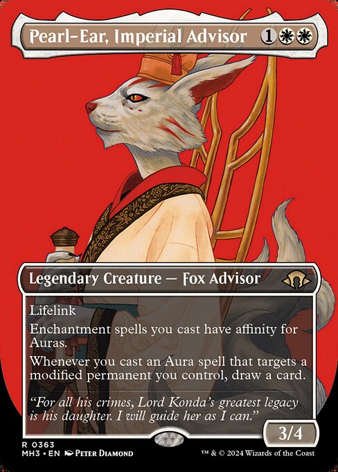 Pearl-Ear, Imperial Advisor – Modern Horizons 3 (MH3-363) Magic: The Gathering card | LC-REM-20260804-15151344189772-41dd6f74-a3bb-4d12-9dbe-1d0a4dde85cb Immagine principale del prodotto