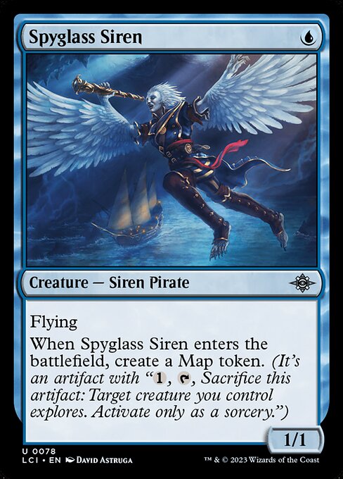 Spyglass Siren – The Lost Caverns of Ixalan (LCI-78) Magic: The Gathering card