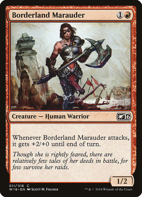 Borderland Marauder – Welcome Deck 2016 (W16-11) Magic: The Gathering card