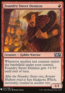 Foundry Street Denizen - Mystery Booster (Common) [MYS-141]