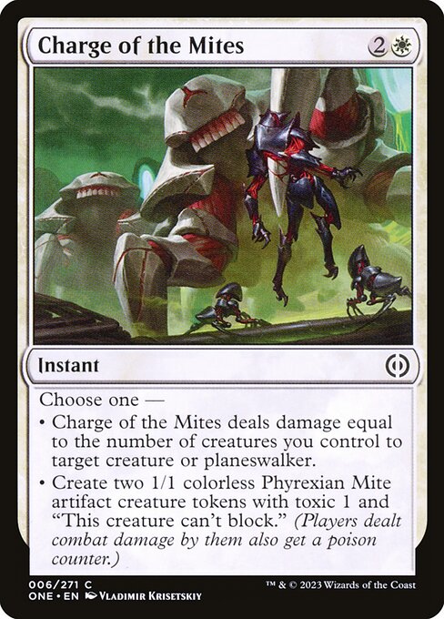 Charge of the Mites – Phyrexia: All Will Be One (ONE-6) Magic: The Gathering card | LC-REM-20260804-15711439061324-42060b9d-de58-485e-817a-1e64839943aa Hoofdafbeelding