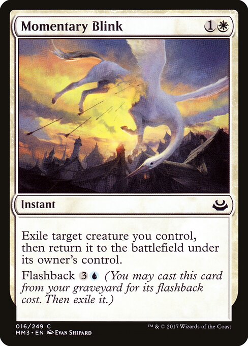 Momentary Blink – Modern Masters 2017 (MM3-16) Magic: The Gathering card Main image