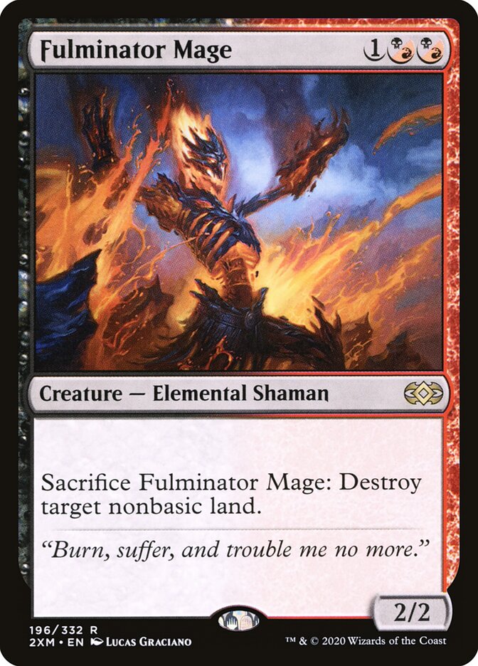 Magic-kaart Fulminator Mage 2XM-196 uit Double Masters (Rare)