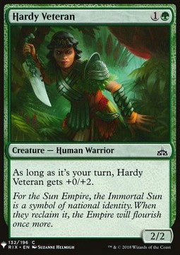Hardy Veteran - Mystery Booster (Common) [MYS-132]