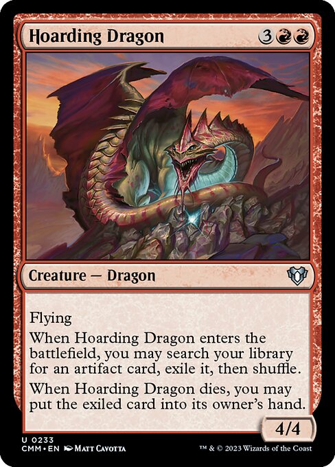 Hoarding Dragon – Commander Masters (CMM-233) Magic: The Gathering card | LC-REM-20260804-15711457018188-42363046-28d4-4540-a0d0-3635459ba769 Immagine principale del prodotto