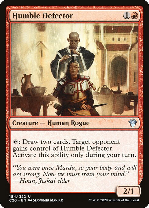 Humble Defector – Commander: Ikoria (C20-154) Magic: The Gathering card