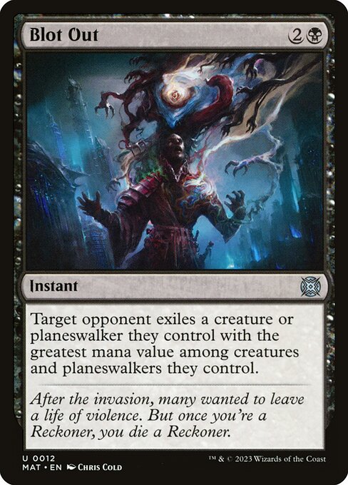Blot Out – March of the Machine: The Aftermath (MAT-12) Magic: The Gathering card | LC-REM-20260804-15711440798028-424eb4c7-647e-4168-9471-f299e8e77f5f