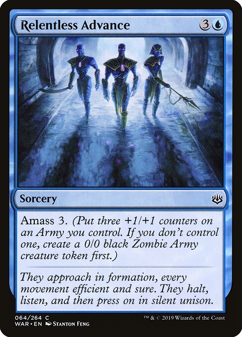 Relentless Advance – War of the Spark (WAR-64) Magic: The Gathering card