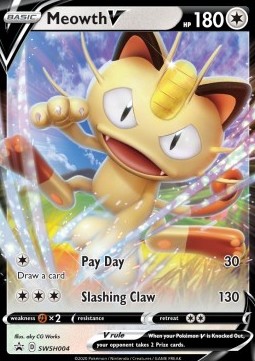 Meowth V - SWSH Black Star Promos (Promo) [SWSH-004]