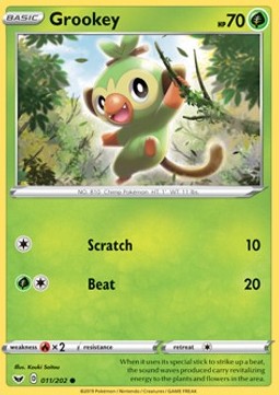 Grookey - Sword & Shield (Common) [SSH-11] Imagen principal del producto