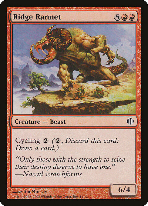 Ridge Rannet – Shards of Alara (ALA-111) Magic: The Gathering card Immagine principale del prodotto