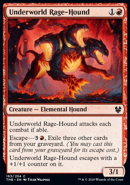 Underworld Rage-Hound - Theros Beyond Death (Common) [THB-163] Immagine principale del prodotto
