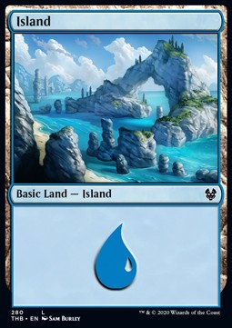 Island (V.1) - Theros Beyond Death: Extras (Land) [XTHB-280] Imagen principal del producto