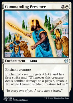 Commanding Presence - Theros Beyond Death (Uncommon) [THB-7] Immagine principale del prodotto