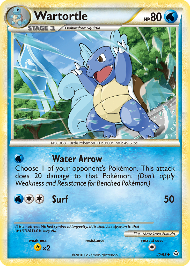 Wartortle – Unleashed 42 – Pokémon TCG single card