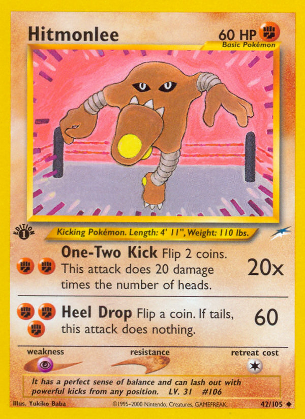Hitmonlee – Neo Destiny 42 – Pokémon TCG single card