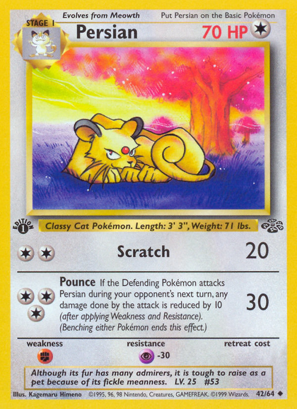 Persian – Jungle 42 – Pokémon TCG single card Immagine principale del prodotto