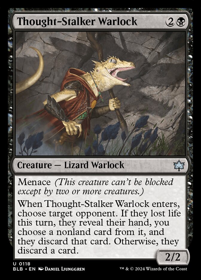 Thought-Stalker Warlock - Bloomburrow (Uncommon) [BLB-118]