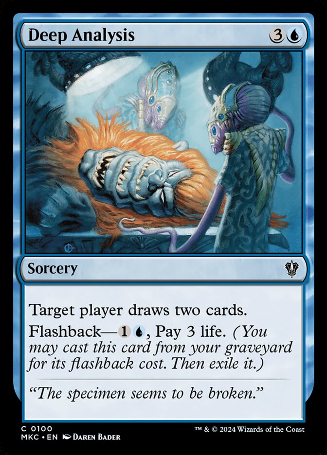 Deep Analysis - Commander: Murders at Karlov Manor (Common) [MKC-100]