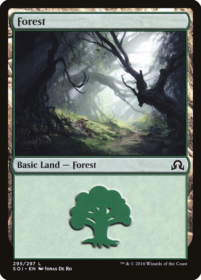 Forest (V.1) - Shadows over Innistrad (Land) [SOI-295] Hauptbild