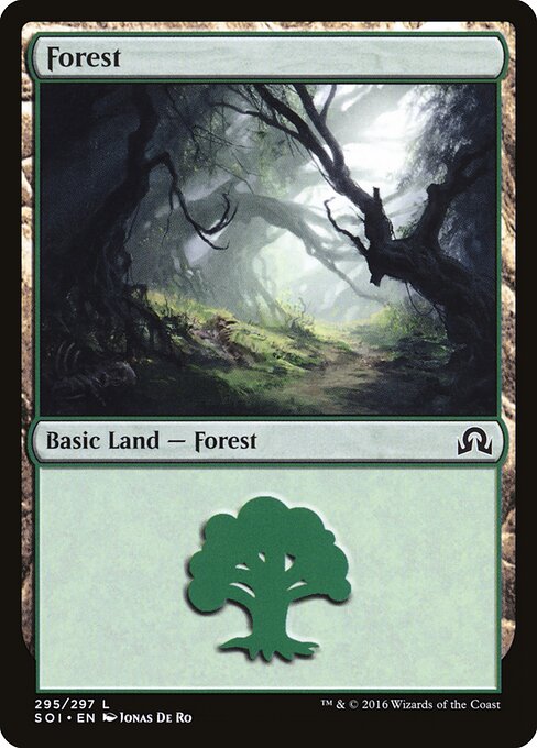 Forest – Shadows over Innistrad (SOI-295) Magic: The Gathering card | LC-REM-20260804-15151799664972-42efdb6a-1c54-497a-9058-af4256241649