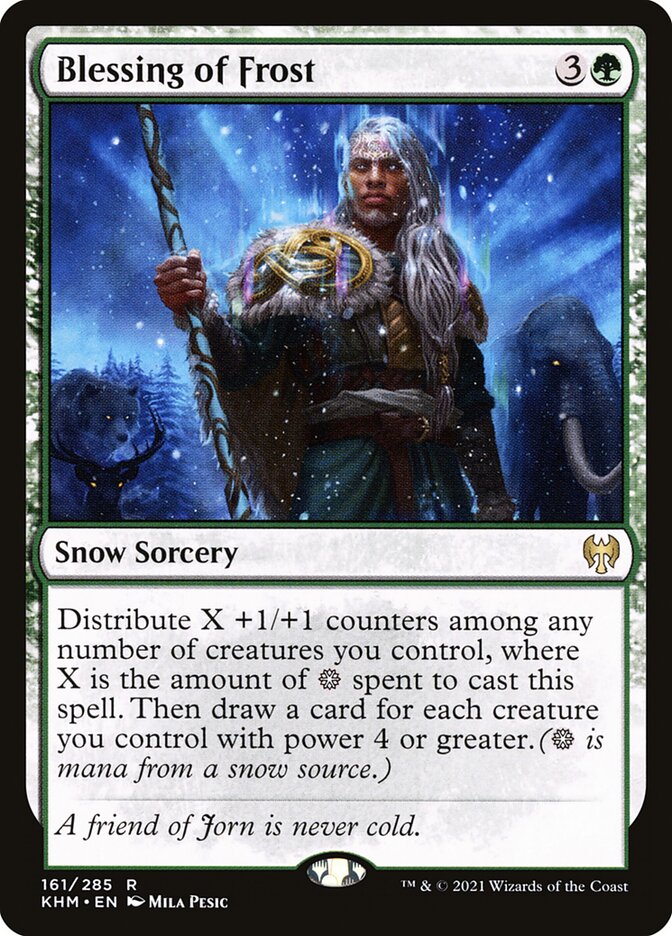 Blessing of Frost - Kaldheim (Rare) [KHM-161] Main image