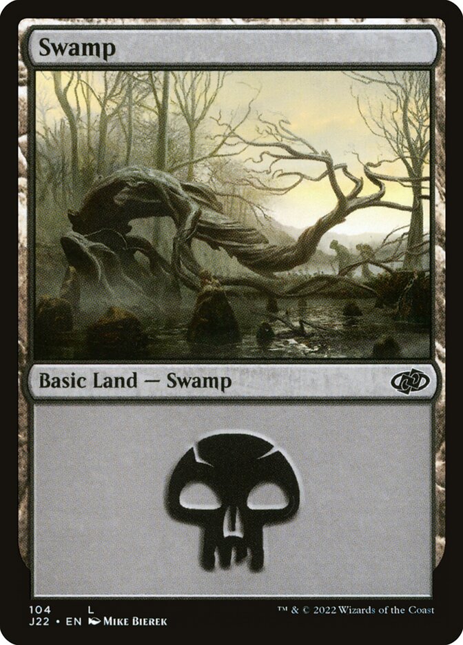 Swamp (V.1) - Jumpstart 2022 (Land) [J22-104]