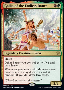 Gallia of the Endless Dance - Theros Beyond Death (Rare) [THB-217] Hover Image