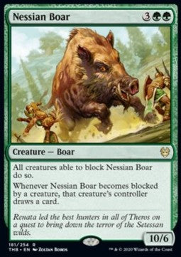 Nessian Boar - Theros Beyond Death (Rare) [THB-181] Main image