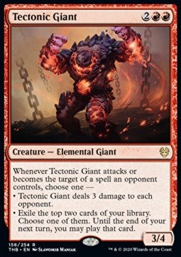 Tectonic Giant - Theros Beyond Death (Rare) [THB-158] Immagine principale del prodotto