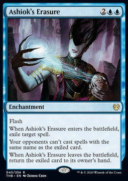 Ashiok's Erasure - Theros Beyond Death (Rare) [THB-43] Main image