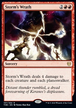 Storm's Wrath - Theros Beyond Death (Rare) [THB-157] Immagine principale del prodotto