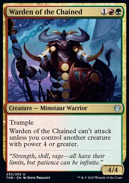Warden of the Chained - Theros Beyond Death (Uncommon) [THB-230] Immagine principale del prodotto