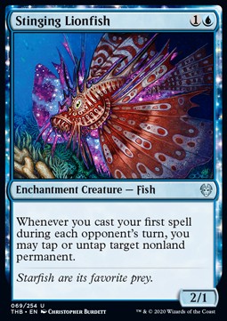 Stinging Lionfish - Theros Beyond Death (Uncommon) [THB-69] Immagine principale del prodotto