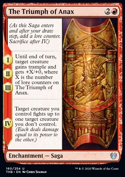 The Triumph of Anax - Theros Beyond Death (Uncommon) [THB-160] Main image