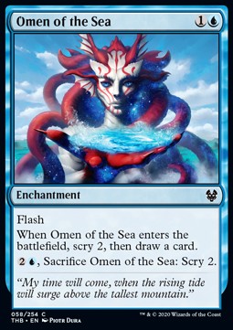 Omen of the Sea - Theros Beyond Death (Common) [THB-58] Main image