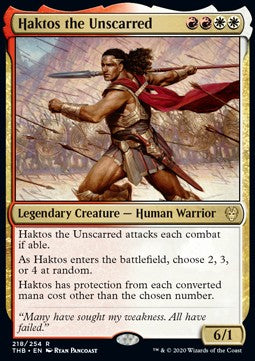 Haktos the Unscarred - Theros Beyond Death (Rare) [THB-218] Immagine principale del prodotto