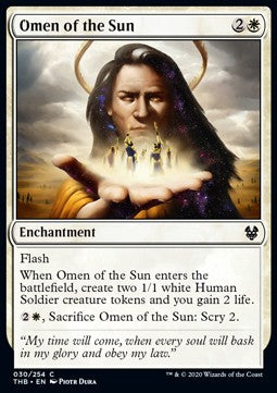 Omen of the Sun - Theros Beyond Death (Common) [THB-30] Main image