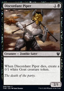 Discordant Piper - Theros Beyond Death (Common) [THB-88] Main image