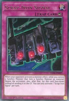 Scrap-Iron Signal - Legendary Duelists: Magical Hero (Rare) [LED6-027]