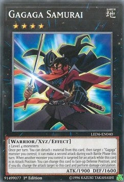 Gagaga Samurai - Legendary Duelists: Magical Hero (Common) [LED6-040] Immagine principale del prodotto