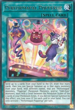 Performapal Popperup - Legendary Duelists: Magical Hero (Rare) [LED6-047] Immagine principale del prodotto