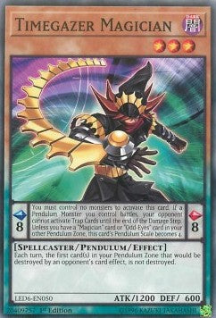 Timegazer Magician - Legendary Duelists: Magical Hero (Common) [LED6-050] Hover Image