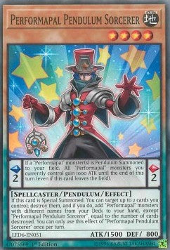 Performapal Pendulum Sorcerer - Legendary Duelists: Magical Hero (Common) [LED6-051] Immagine principale del prodotto