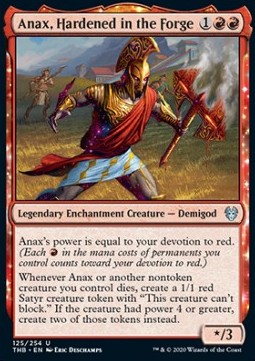 Anax, Hardened in the Forge - Theros Beyond Death (Uncommon) [THB-125] Main image