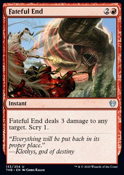 Fateful End - Theros Beyond Death (Uncommon) [THB-133] Immagine principale del prodotto